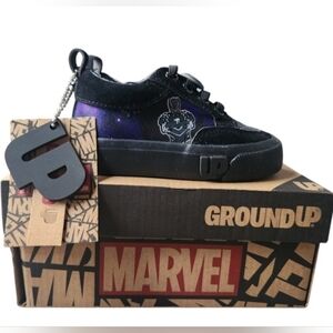 NWB Marvel Ground Up black panther low top sneakers super hero toddler size 6